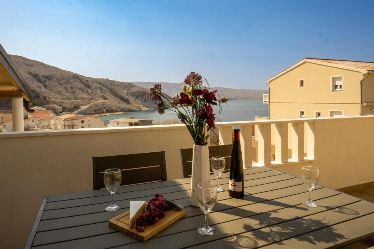 Modern Oceanview Apartment Metajna Exterior foto