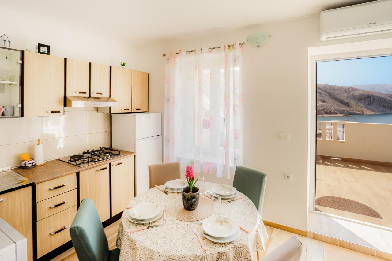 Modern Oceanview Apartment Metajna Exterior foto